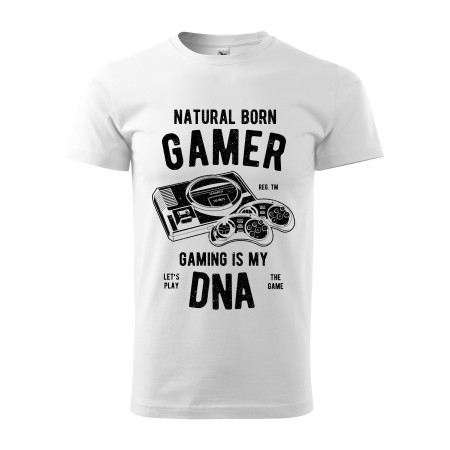 Pánské tričko Natural born gamer