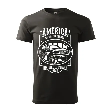 Pánské tričko Runs On Diesel