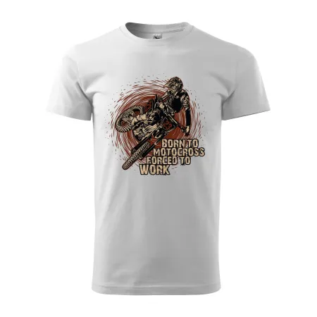 Pánské tričko Born to motocross