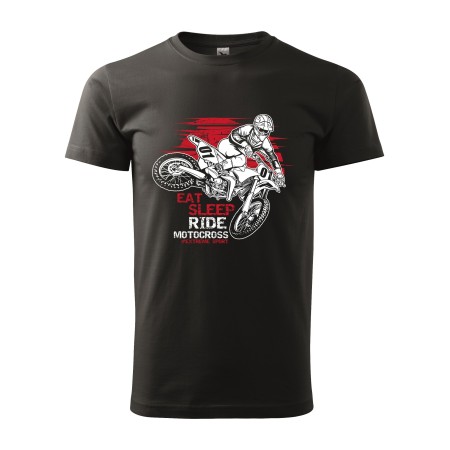 Pánské tričko Eat Sleep Ride Motorcross