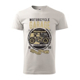 Pánské tričko Motorcycle garage classic