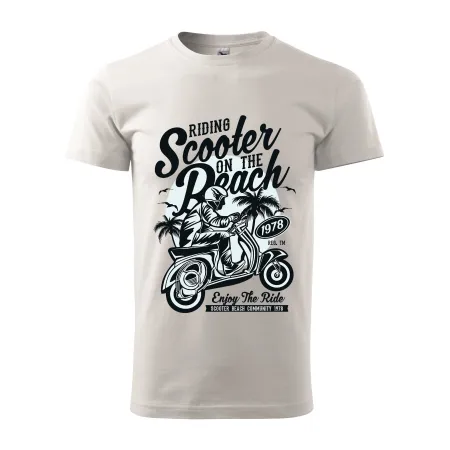 Pánské tričko Scooter beach