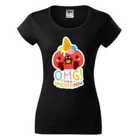 Dámské tričko OMG! I'm a unicorn now