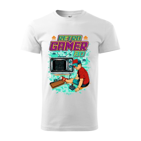 Pánské tričko Retro gamer 3D