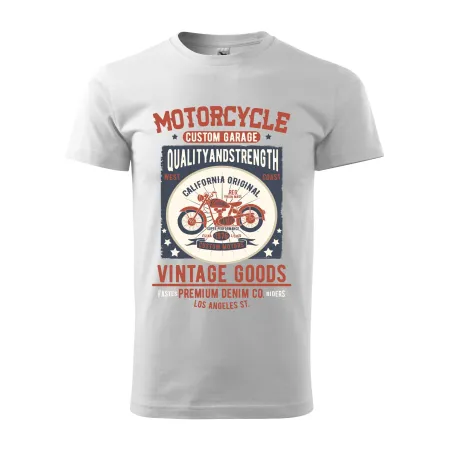 Pánské tričko Motorcycle custom garage