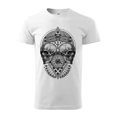 Pánské tričko s lebkou Time files