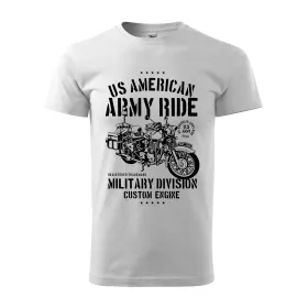 Pánské tričko Army ride motorcycle