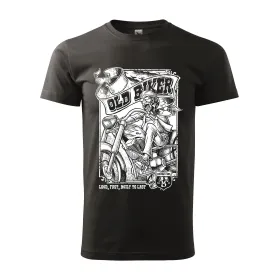 Pánské motorkářské tričko Old biker