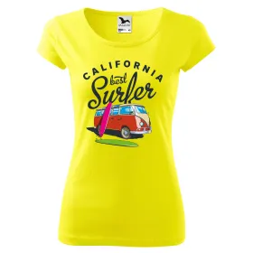 Dámské tričko California best surfer