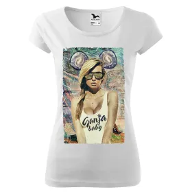 Dámské tričko Ganja baby