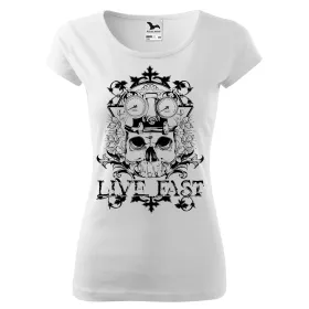 Dámské tričko Live fast