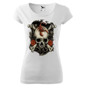 Dámské tričko Scorpion skull
