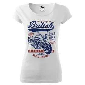 Dámské tričko British Motorcycle