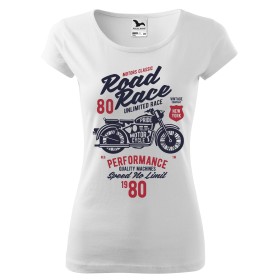 Dámské tričko Road race motorcycle