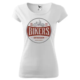 Dámské tričko Bikers enthusiasm