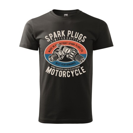 Pánské motorkářské tričko Spark plugs