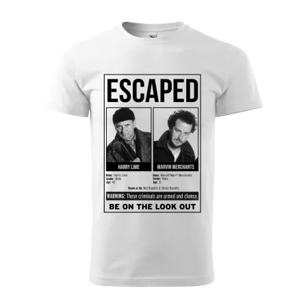 Pánské tričko Sám doma - Harry a Marv - Escaped