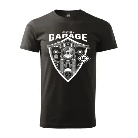 Pánské motorkářské tričko Vintage garage
