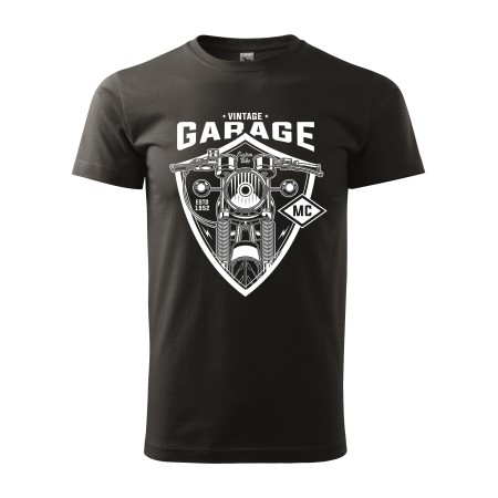 Pánské motorkářské tričko Vintage garage