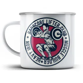 Plechový hrnek Hardcore lifter