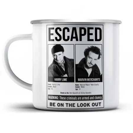 Plechový hrnek Harry a Marv