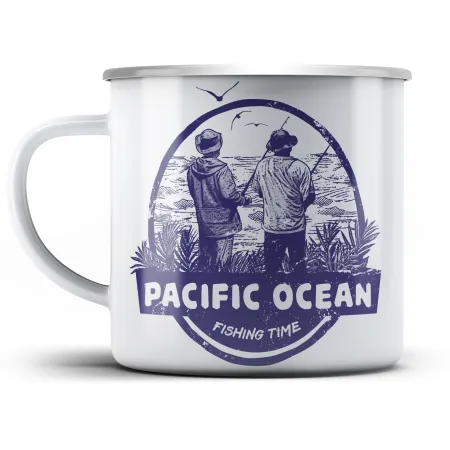Plechový hrnek Pacific ocean