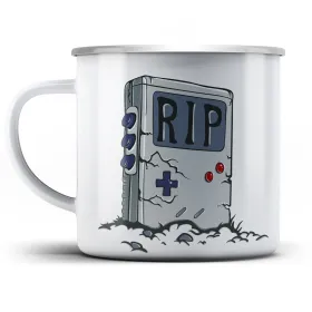 Plechový hrnek RIP Gameboy