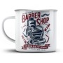 Plechový hrnek Vintage barbershop