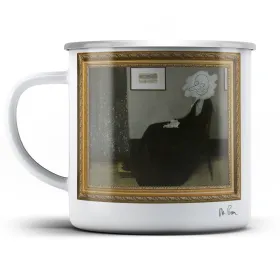 Plechový hrnek Whistlerova matka (Mr. Bean)