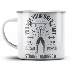 Plechový hrnek You are your only limit