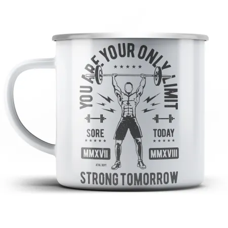 Plechový hrnek You are your only limit