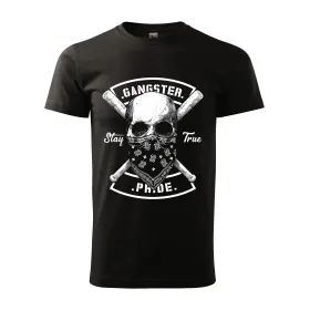 Pánské tričko s lebkou Skull gangsta