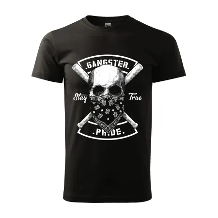 Pánské tričko s lebkou Skull gangsta