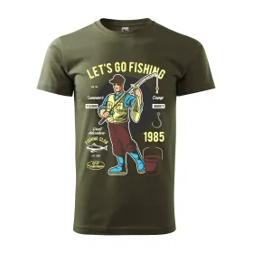 Pánské tričko pro rybáře tričko Lets go fishing