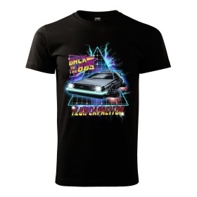 Pánské tričko Back to the 80s DeLorean