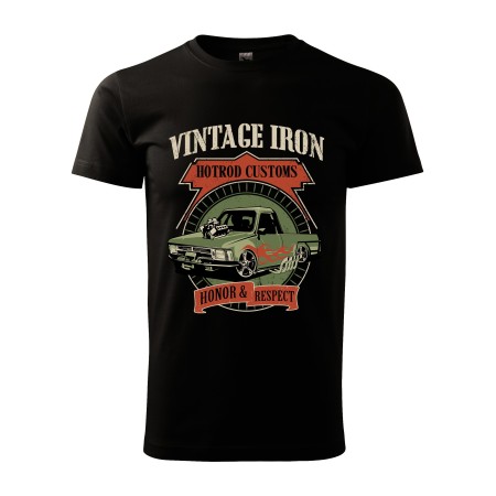 Pánské tričko Vintage iron HotRod