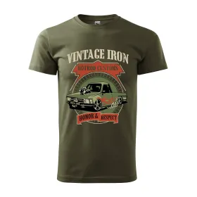 Pánské tričko Vintage iron HotRod