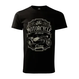 Pánské motorkářské tričko Sidecar motorcycle