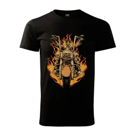 Pánské motorkářské tričko Bikers Skull