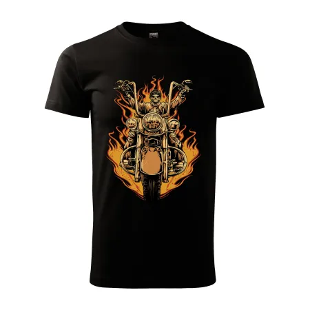 Pánské motorkářské tričko Bikers Skull