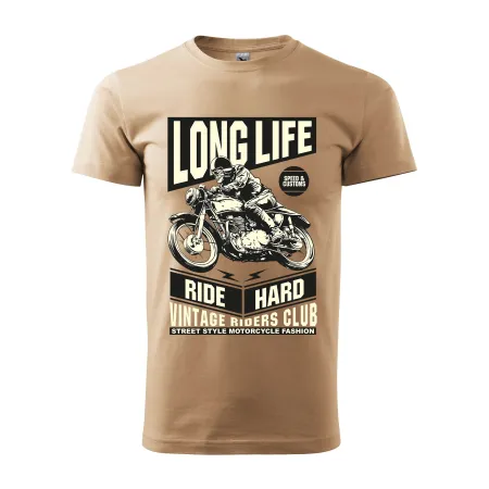 Pánské motorkářské tričko Long life