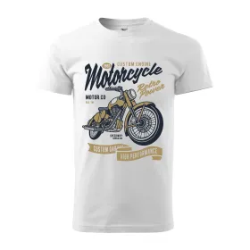 Pánské motorkářské tričko Retro power motorcycle