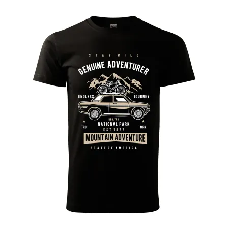 Pánské tričko Genuine adventurer