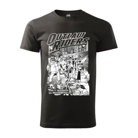 Pánské motorkářské tričko Outlaw riders