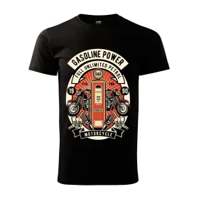 Pánské motorkářské tričko Gasoline power