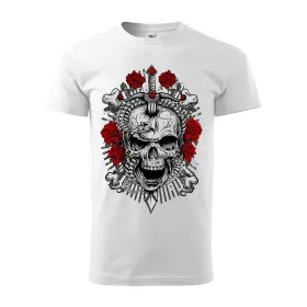 Pánské tričko s lebkou Rebelion skull