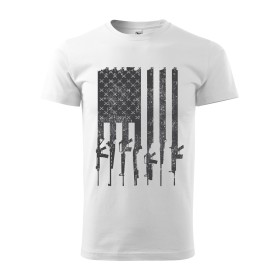 Pánské tričko Rifles american flag