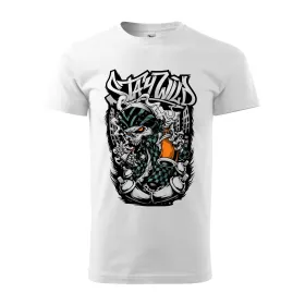 Pánské tričko s lebkou Stay Wild