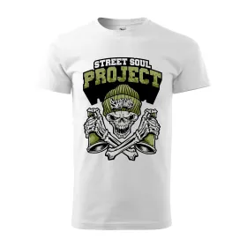 Pánské tričko s lebkou Street soul project