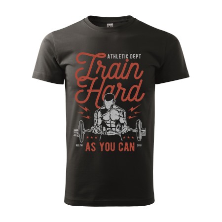 Pánské tričko Train hard